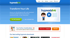 Desktop Screenshot of hypnosislive.com